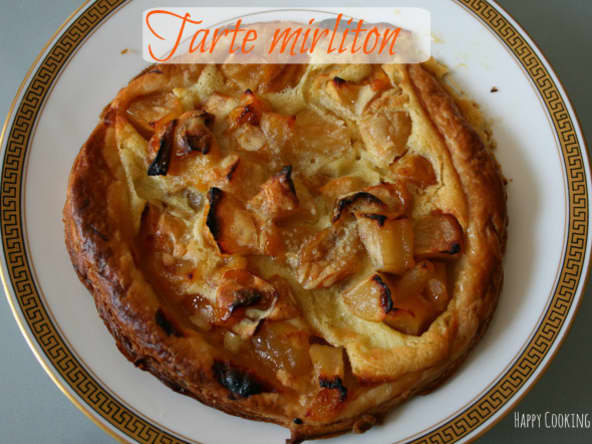 Tarte mirliton pommes mirabelles amandes