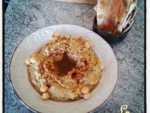 Hommos libanais au tahiné et sumac