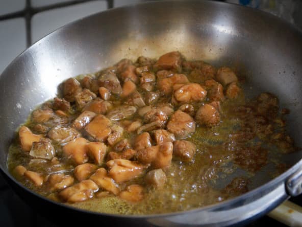 Sauter du foie gras en dés