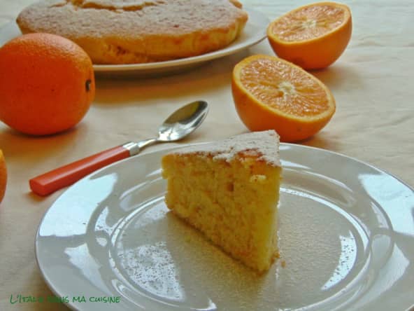 Schiacciata Fiorentina, gâteau à l'orange.