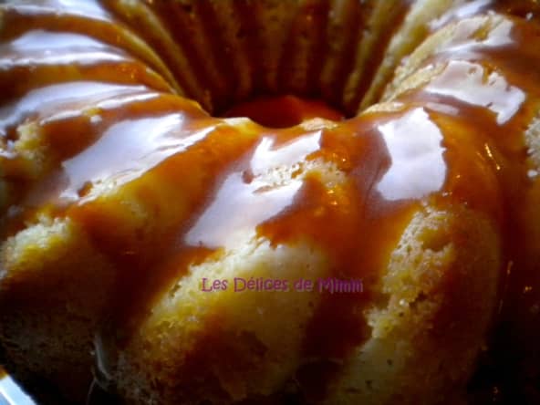 Gâteau de l’avent aux pommes et au caramel