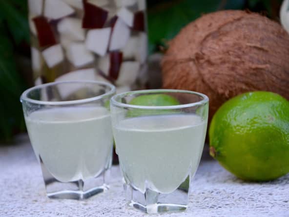 Rhum arrangé coco citron vert