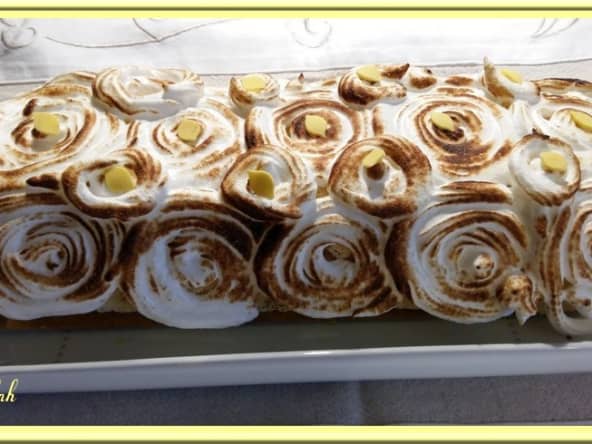 Bûche au citron meringuée