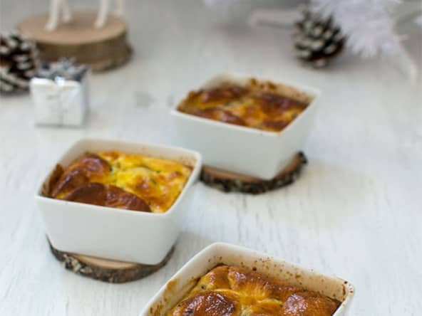 Flans de légumes aux marrons