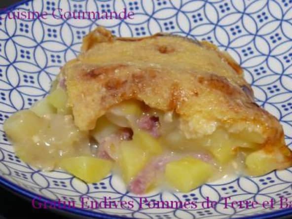 Gratin Endives Pommes de Terre et Jambon
