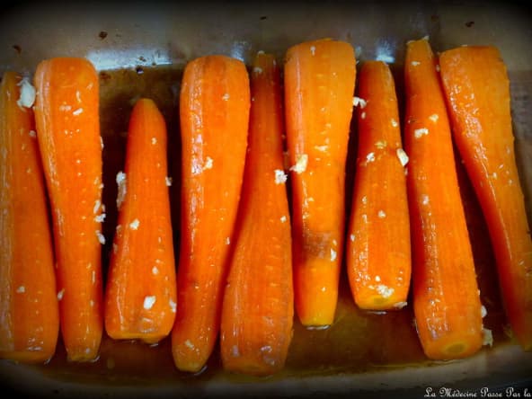 Carottes rôties saveur d'enfance
