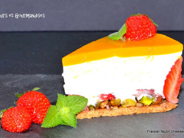Fraisier façon Cheesecake