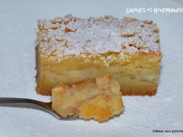 Gâteau aux pommes.