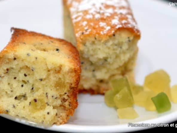 Financiers Citron Pavot.