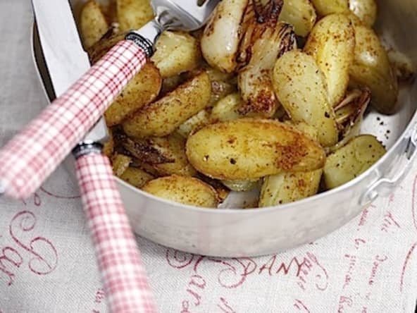 Pommes de terre rôties au pain d'épices