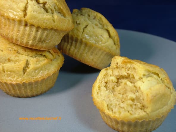 Muffins à la tapenade d'olives vertes