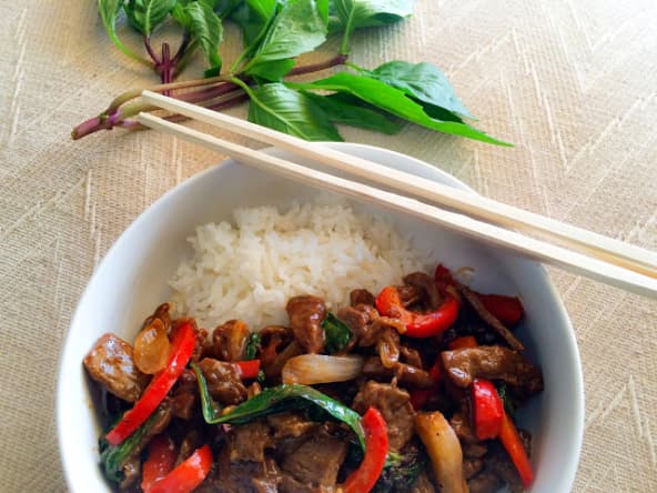 Boeuf Sauté au Basilic Thai Pad Gra Prow
