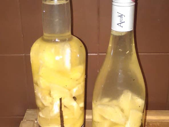 Rhum arrangé au pamplemousse et pomelo