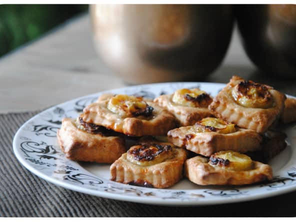 Biscuits cannelle et bananes