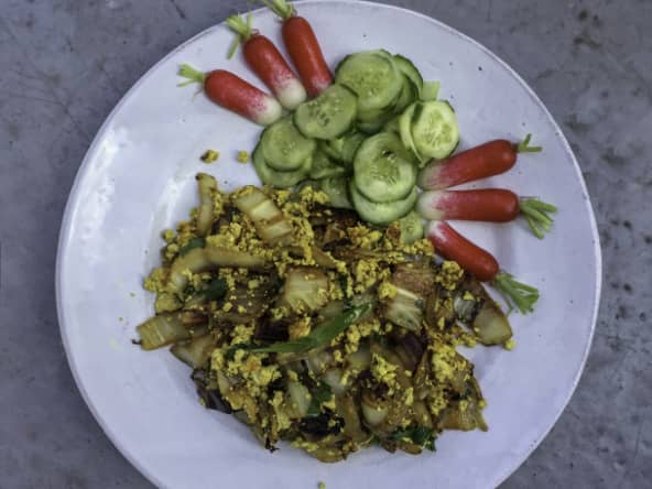 Tofu « brouillé  délicieux