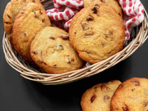 Cookies Pépites de Chocolat et Amandes Caramélisées