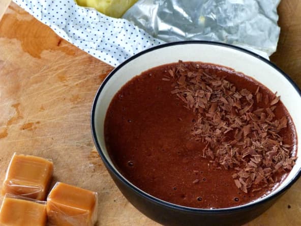 Mousse au chocolat au beurre salé