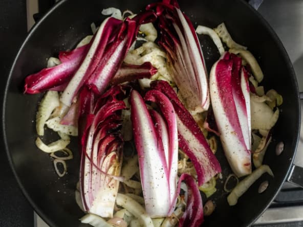 Radicchio braisé un peu à l'italienne