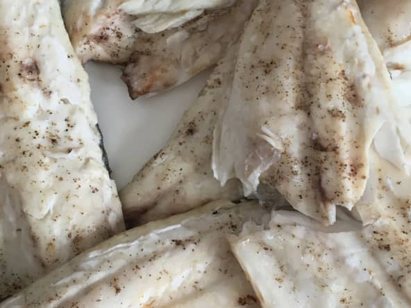 Filets de bar grillés au beurre blanc nantais (loup)