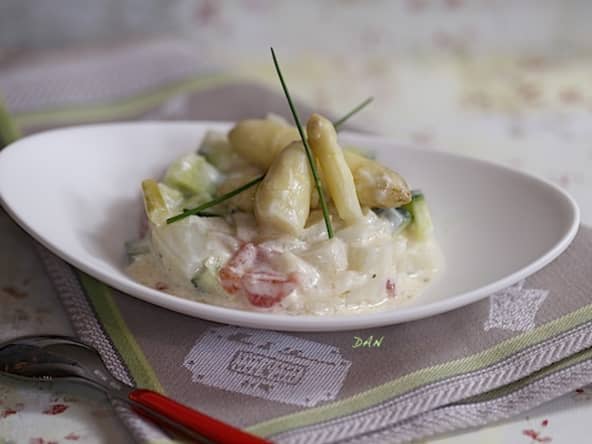 Tartare d'asperges blanches