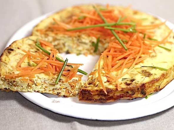 Moelleux aux carottes cumin et ciboulette