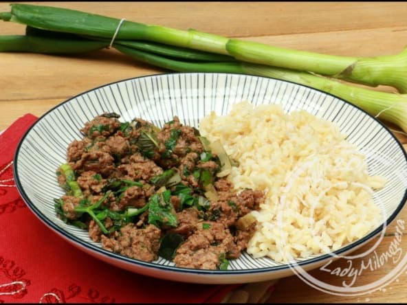 Bœuf haché aux herbes fraîches