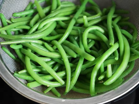 Haricots verts à l'anglaise