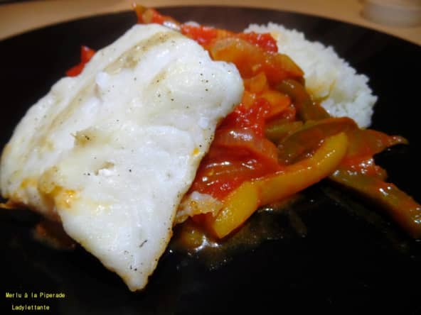 Filet de Merlu à la Piperade