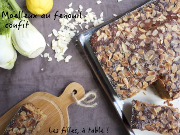 Moelleux au fenouil confit