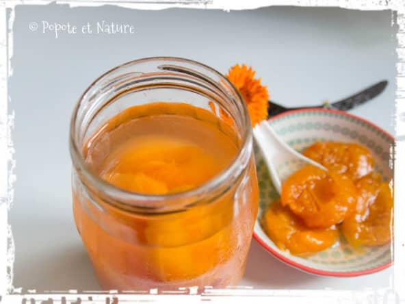 Abricots au sirop léger vanillé