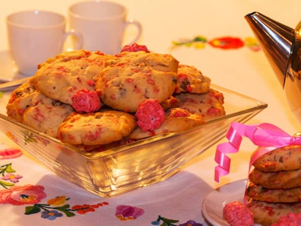 Cookies aux pralines et aux noix