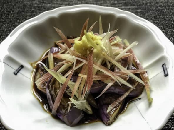 Salade d’aubergines japonaise