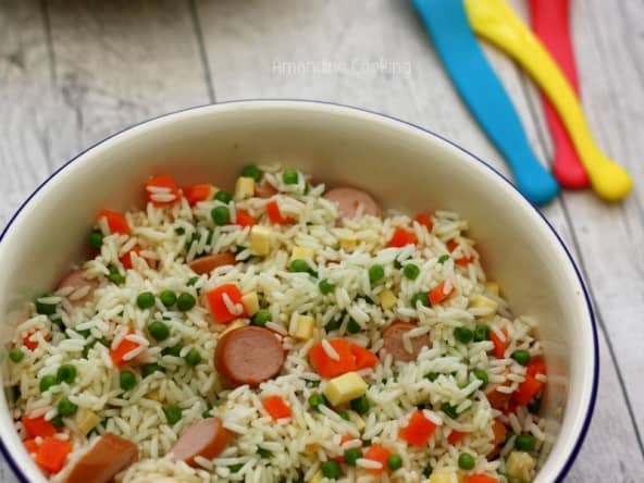 Salade de riz composée
