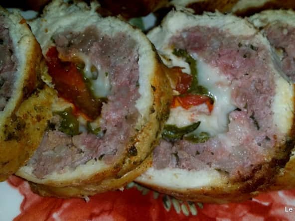 Roulés de poulet farcis à l'italienne