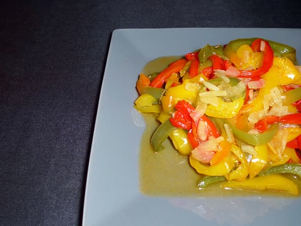 Poêlée de poivrons