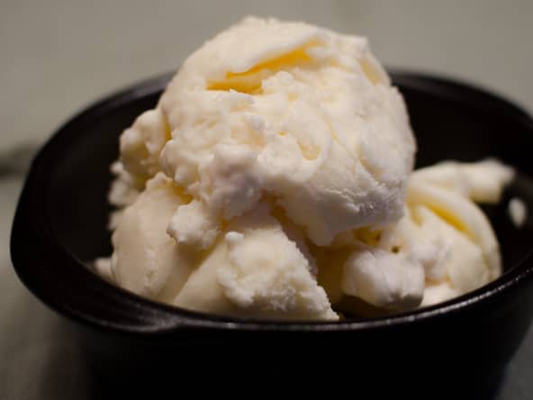Glace aux marshmallow