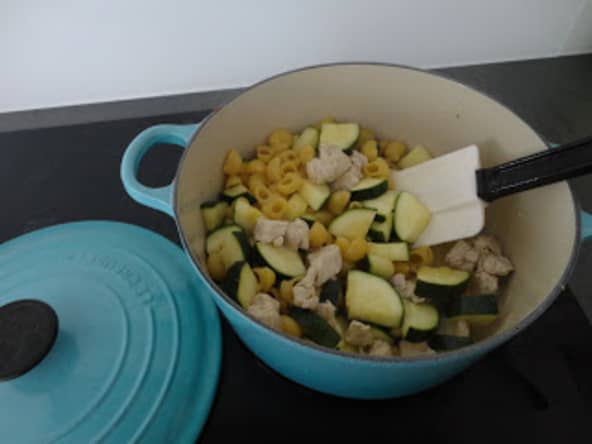 One-Pot-Pasta dinde courgettes