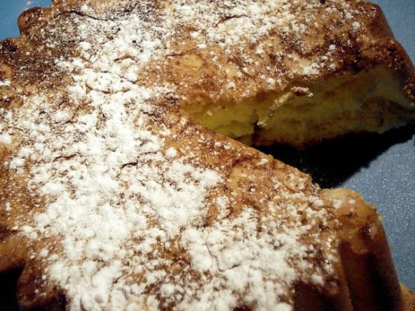 Gâteau tôt-fait à l'eau de fleurs d'oranger