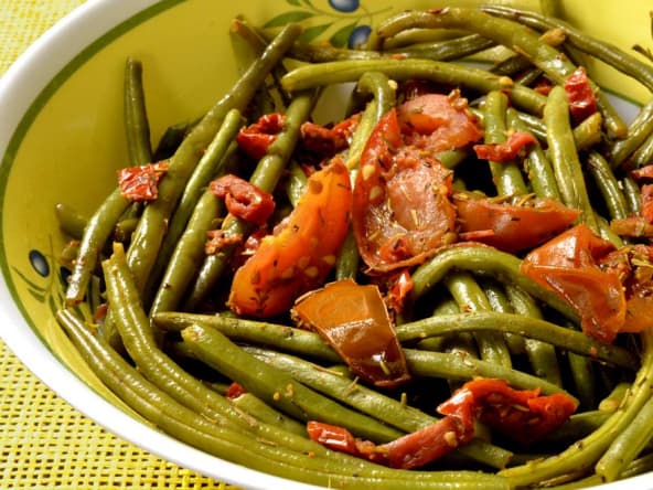 Haricots verts à la provençale