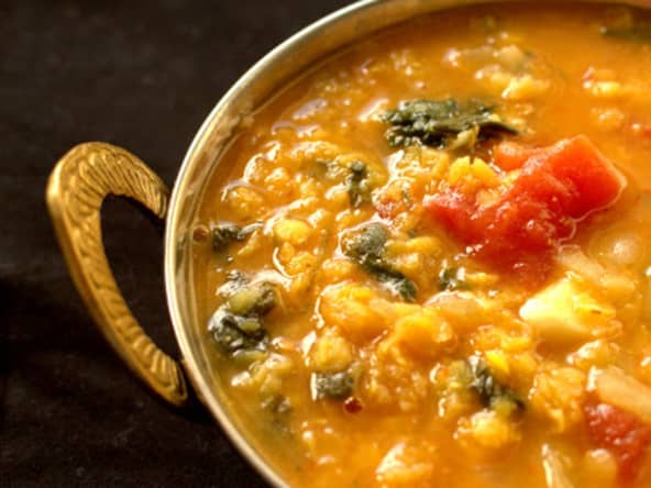 Soupe de Lentilles Corail à l'Indienne