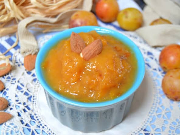 Compote de pommes et mirabelles