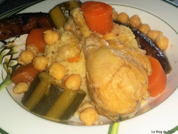 Couscous poulet merguez rapide