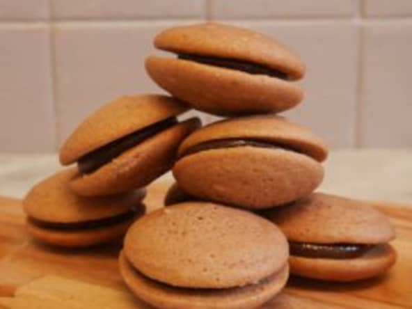 Whoopies sans gluten tout choco