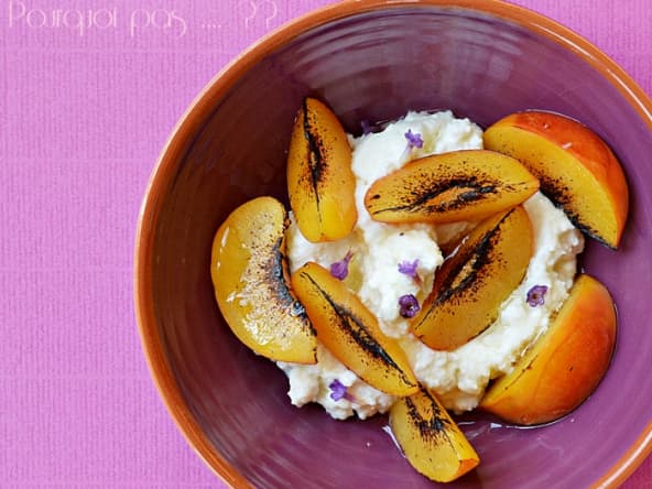 Ricotta prune lavande d'après Shaun Kelly