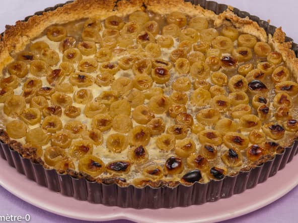 Tarte aux raisins frais