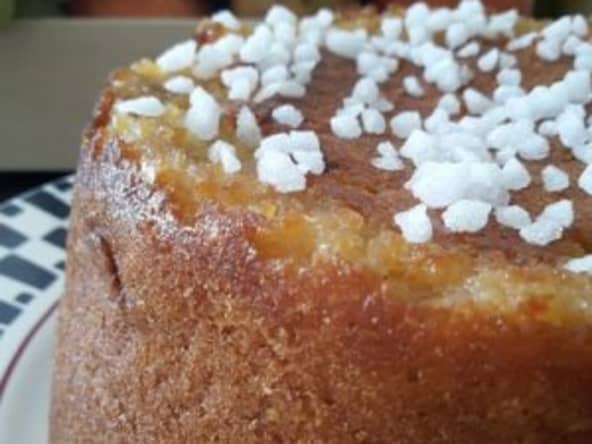 Délicieux gâteau de pain perdu