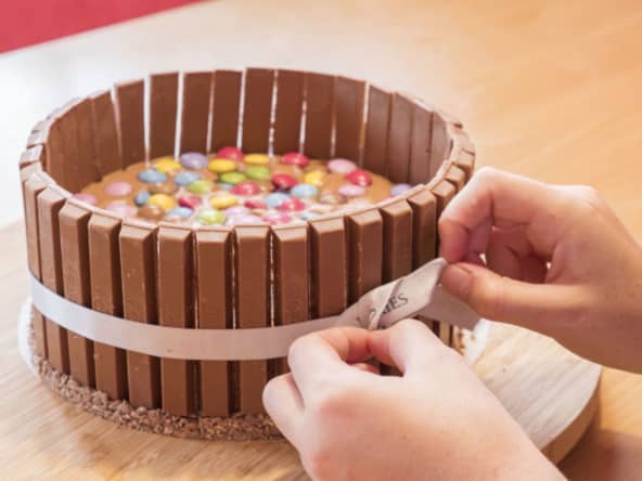 Le gâteau Kit Kat