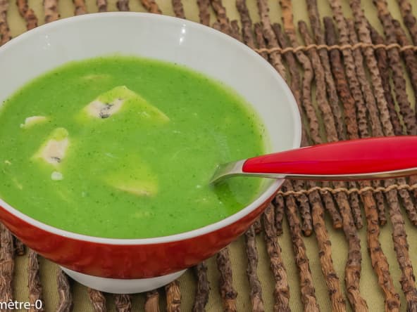 Soupe de courgettes au gorgonzola