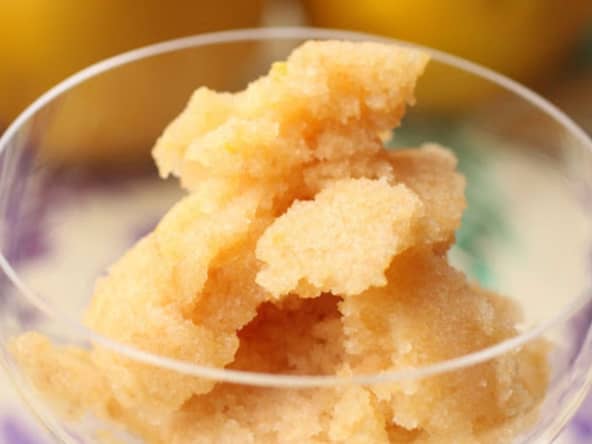 Sorbet de coings au cidre