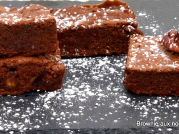 Brownie auxnoix de pécan caramélisées d'Alain Ducasse